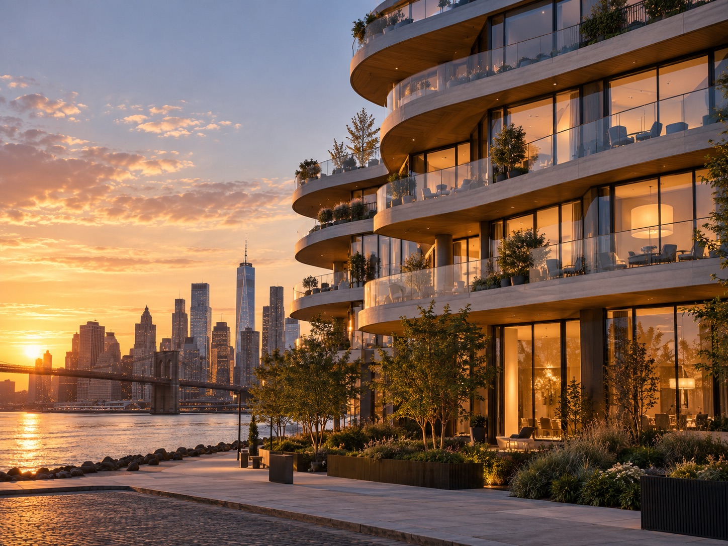 Illustrative waterfront residential architecture